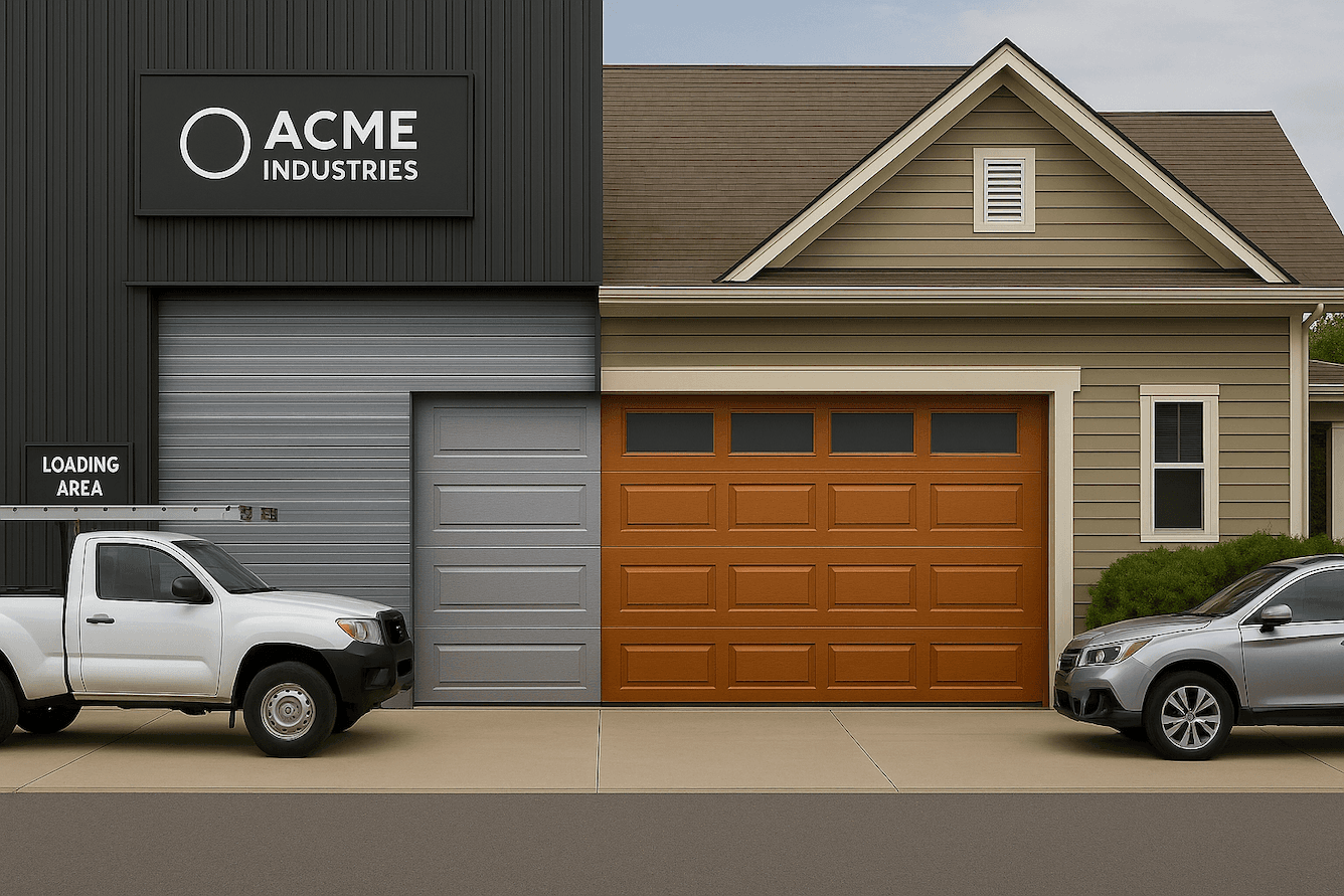 Professional garage door service team at work in Rockville MD