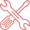 Garage door repair service icon